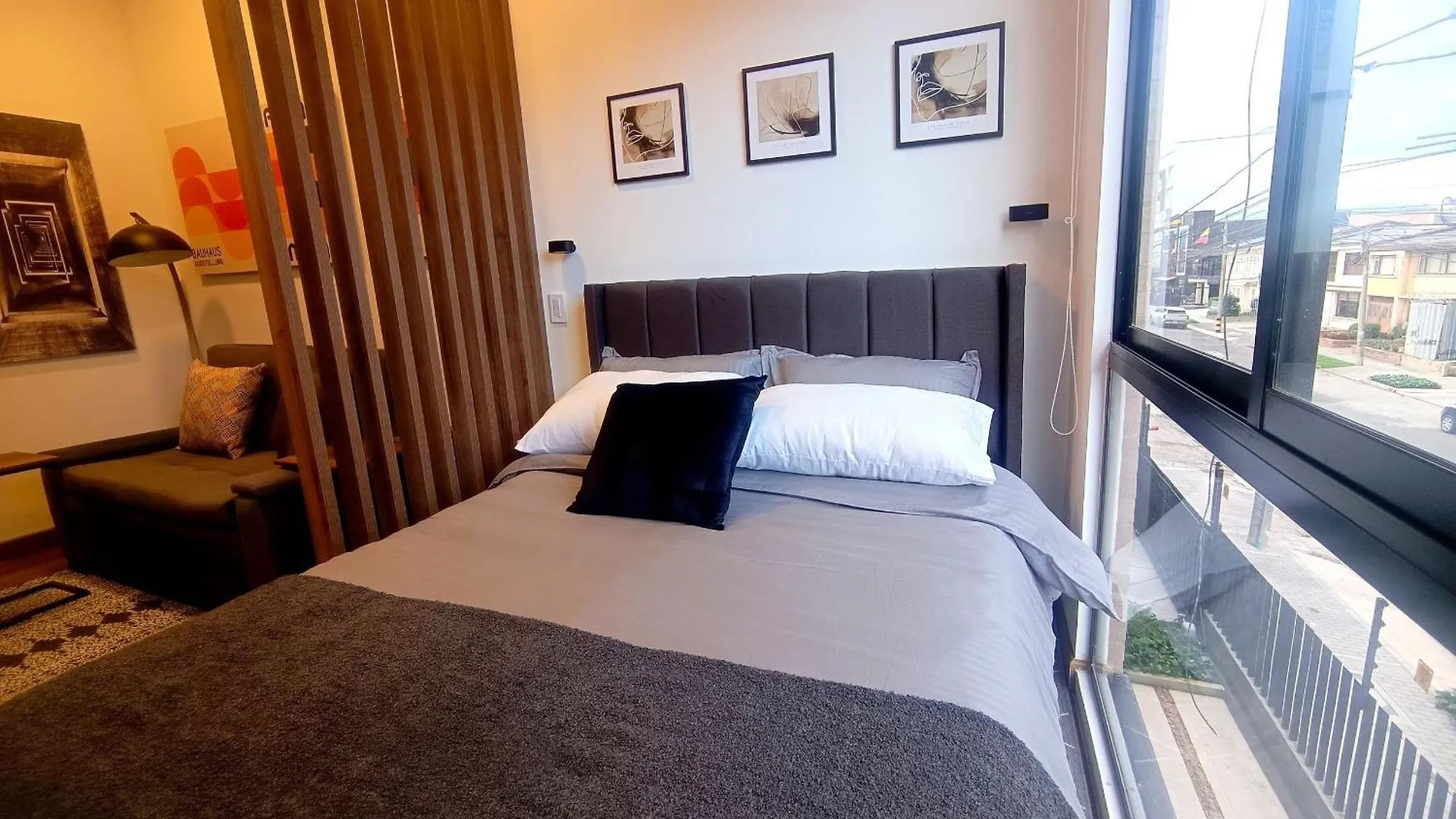 Ah/Executivo/Confortable Loft,La Castellana بوغوتا شقة